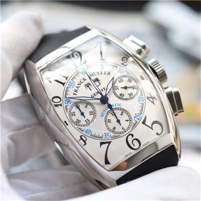 【 Video analysis V6 Factory 1:1 High quality  Copy  Watches 】法兰克.穆勒MEN'S COLLECTION系列8880 CC AT 白金 watchcase 黑色时标 wrist watches 