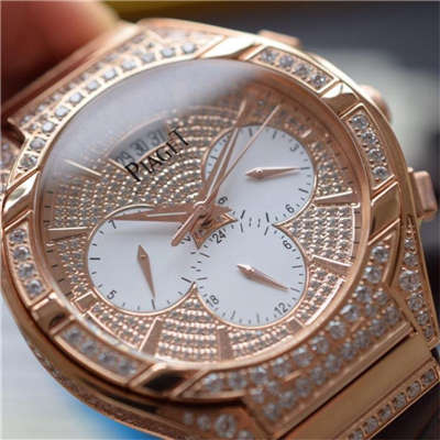 【实拍图鉴赏】BP Factory  top 精 Replica Watches 之 Piaget POLO系列G0A33039男表