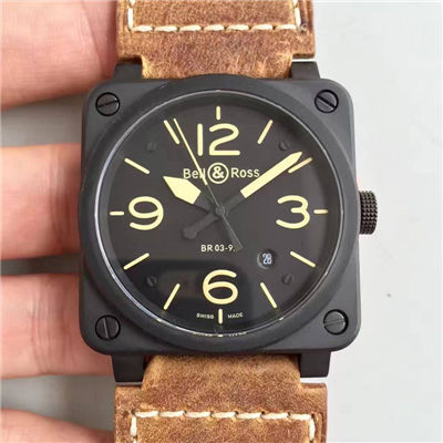 【BR Factory  High quality 1:1 Copy  Watches 】 Bell & Ross AVIATION系列BR 03-92 HERITAGE wrist watches 