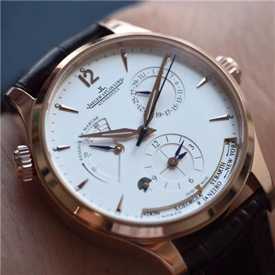 【TW Perfect  High quality  Replica Watches 】 Jaeger-LeCoultre 大师 MASTER CONTROL系列Q1422521双时区 wrist watches 