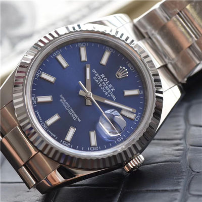 【 Video analysis N Factory 1:1 top  Replica Copy 表】 Rolex   Datejust 系列116334-72210蓝盘机械 wrist watches 
