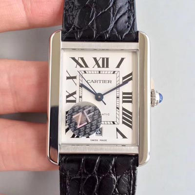 【ZF Perfect  High quality  Replica Watches 】 Cartier  SOLO TANK SOLO坦克系列W5200027 、W5200028 wrist watches 