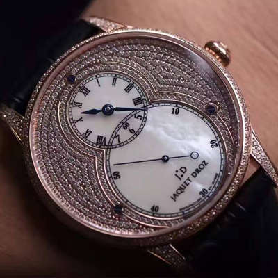 【实拍图鉴赏】1:1 High quality  Replica Watches 之 Jaquet Droz 大秒针系列J014013226 wrist watches 