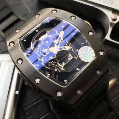 【视频解析】1:1 High quality  Copy KV出品 top 版 RICHARD MILLE 骷髅头RM 52系列 Watches 