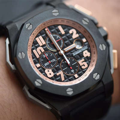 【JF Factory 1:1 High quality  Replica Copy  Watches 】Audemars Piguet  Royal Oak Offshore 系列施瓦辛格26378IO.OO.A001KE.01 wrist watches 