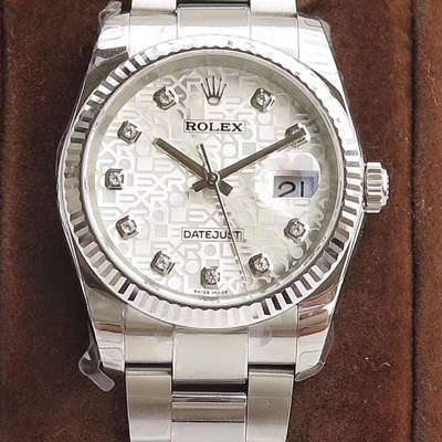 【DJ Perfect  High quality  Replica Watches 】 Rolex   Datejust 系列116238 钻石时标 花纹表盘女士 wrist watches 
