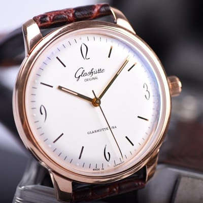 【YL Factory  top  Replica Copy  Watches 】glashuette original原创20世纪复古系列1-39-52-01-01-04 wrist watches 