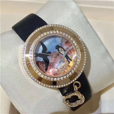 独家实拍 梵克雅宝 喜鹊女士 wrist watches 俏皮可爱 寓意深厚 吊坠可以自由转动