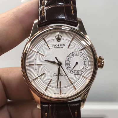 【VF Perfect  High quality  Replica Watches 】 Rolex 切利尼日历型系列50515、m50519-0013、50519白盘、黑盘 wrist watches 
