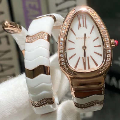  BVLGARI Serpenti Spiga系列 wrist watches 集女性制表工艺之大成蛇形 wrist watches 
