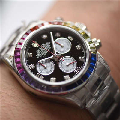 【台湾 Factory  Perfect  High quality  Replica Watches 】 Rolex  Cosmograph Daytona 彩虹 Ditongna 系列116599 RBOW机械 wrist watches 
