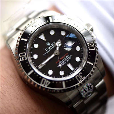【独家 Video analysis AR Perfect  High quality  Replica Watches 】 Rolex ROLEX海使型系列Rolex Sea-Dweller 50周年126600 单红43毫米 wrist watches 