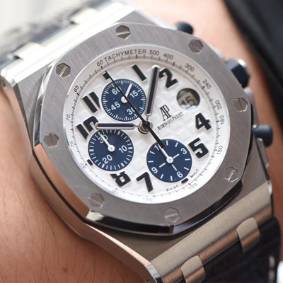 【JF Factory  High quality  Replica Watches 】Audemars Piguet  Royal Oak Offshore 系列代号海军26170ST.OO.D305CR.01 wrist watches 