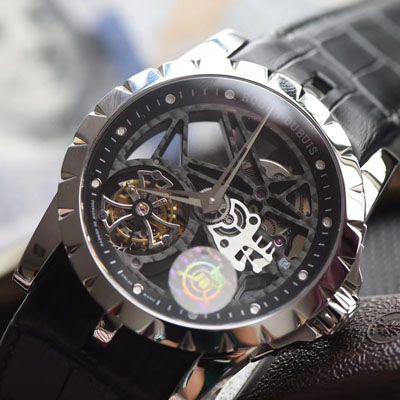 爱马仕女表独家实拍 鳄鱼皮H系列 中号爱马仕HEURE H系列W036819WW00 wrist watches 
