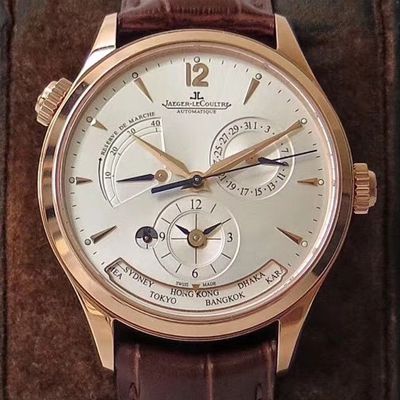 【 Video analysis ZF Factory  Jaeger-LeCoultre  Replica Copy 表】 Jaeger-LeCoultre 大师系列地理学家1422521 wrist watches 