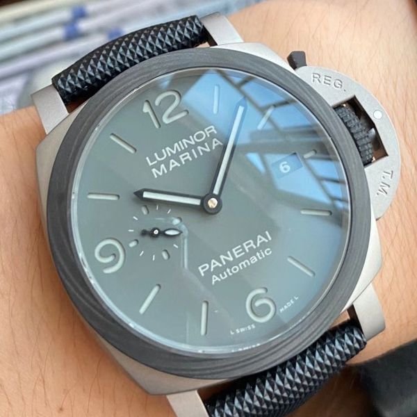 VS Factory Panerai LUMINOR 1比1 High quality  Replica Copy  Watches PAM01662烟灰 wrist watches 