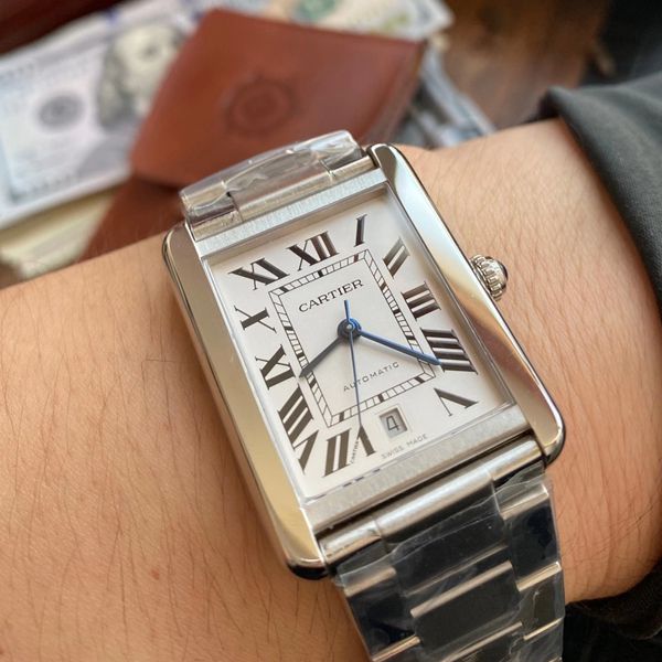 V9 Factory  Cartier  坦克系列 top  Knockoff  Watches W5200028（超大号） wrist watches 