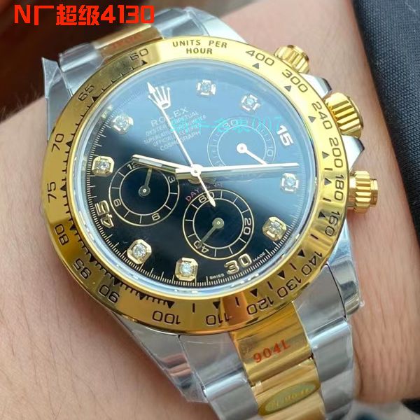 N Factory  Rolex 超级4130间金 Ditongna 钻面1比1 Knockoff  Watches m116503-0008 wrist watches 