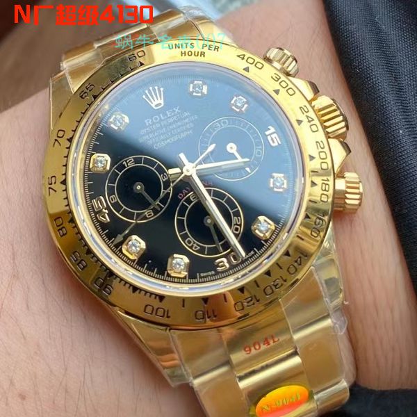  Video analysis N Factory  Rolex 超级4130 Ditongna 全金钻面 High quality  Replica Watches m116508-0008 wrist watches 