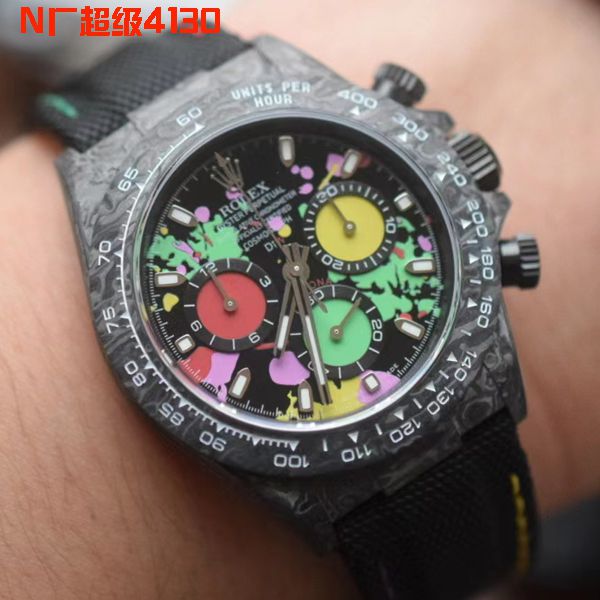  Video analysis N Factory 4130超级 carbon fiber  Ditongna DIW团队 copy customized  Rolex  Ditongna  wrist watches 